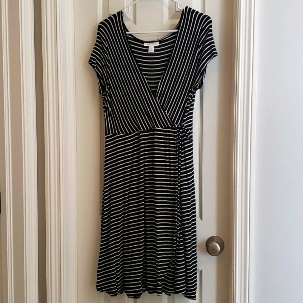 Black/White Maternity dress